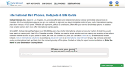 Desktop Screenshot of cellularabroad.com